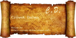 Czövek Dalma névjegykártya